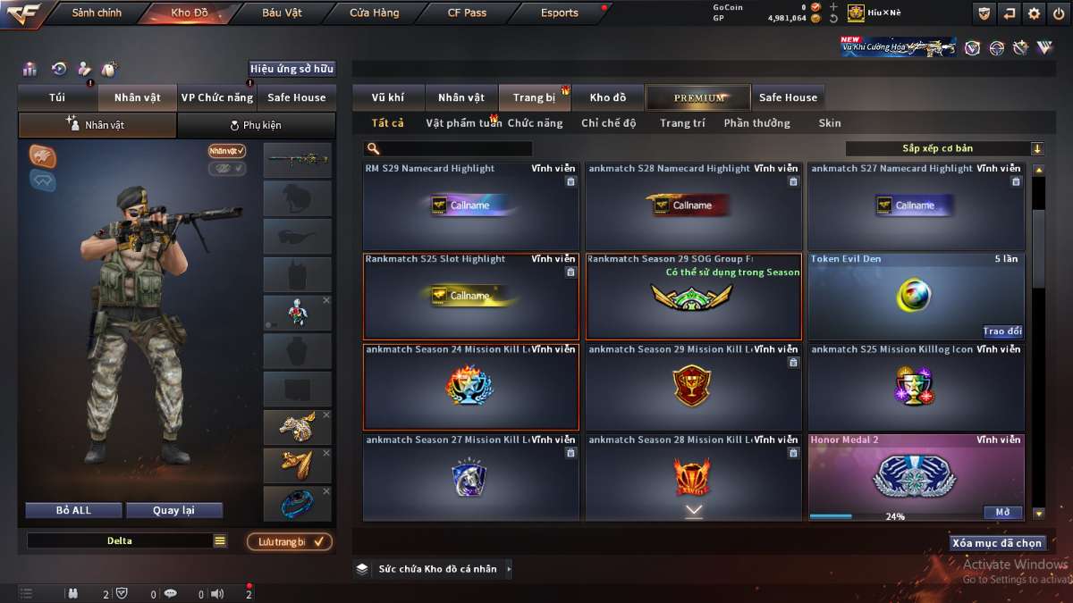 shop acc cf uy tin gia re